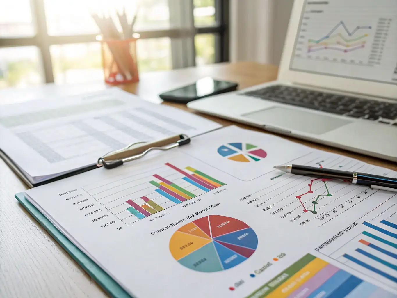 An image of a professional forensic report with charts, data, and official seals, ready for court submission, showcasing Forensic Source Group's litigation-ready reports.